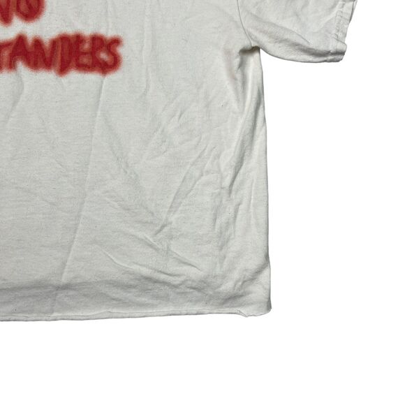 Travis Scott 2018 Astroworld Tour No Bystanders Cropped Tee T-Shirt White Small - Picture 4 of 7